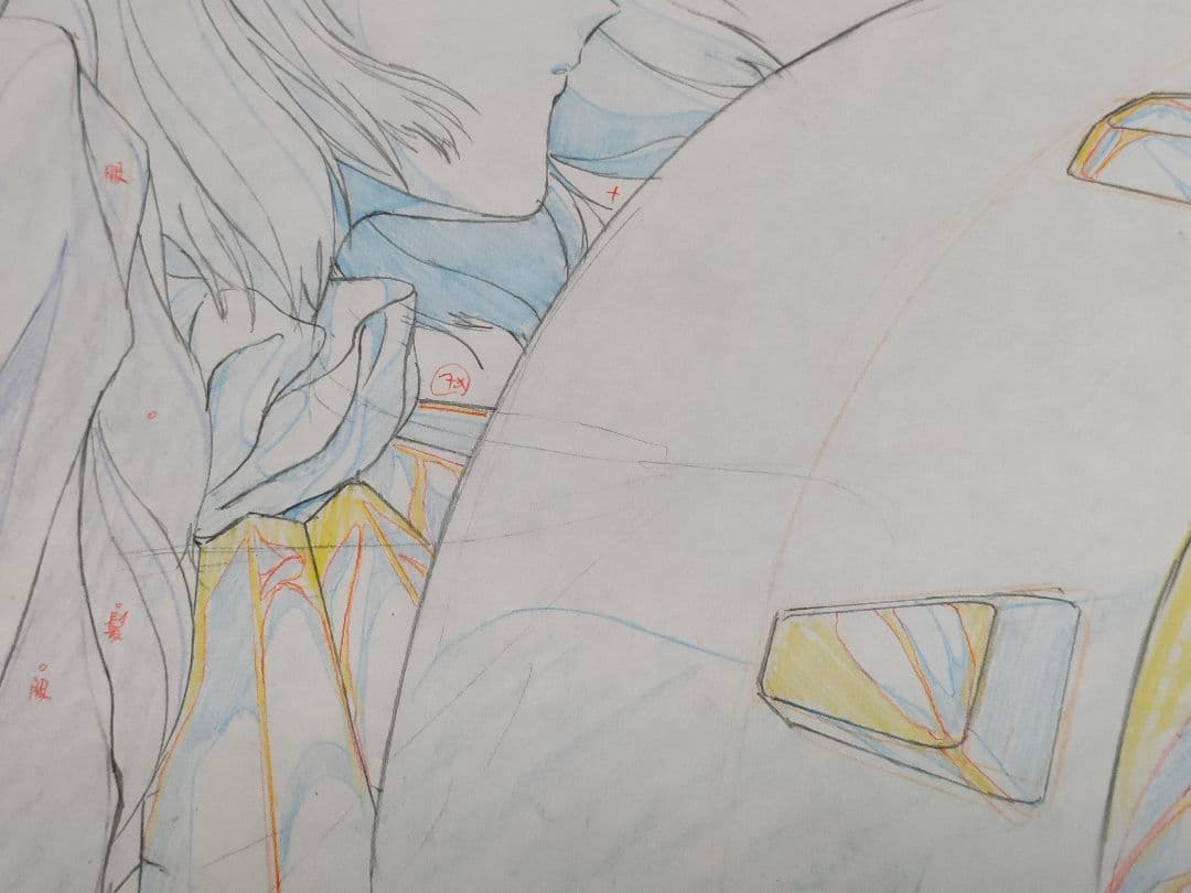 短時間大幅値下　ファイブスター物語　ラキシス　直筆　原画　永野護　セル画　アニメ