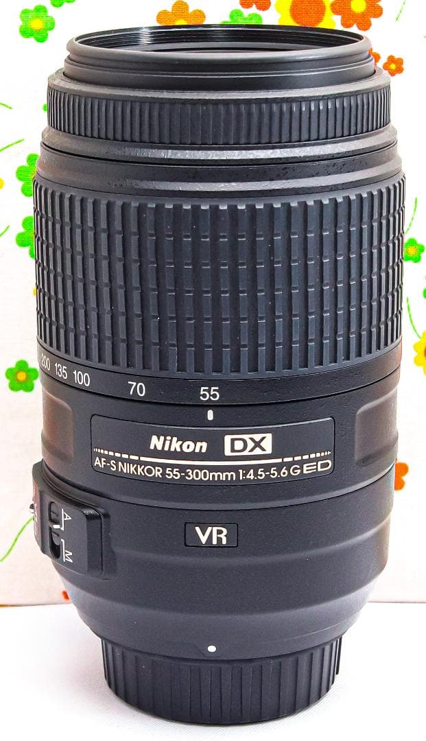 美品☆ Nikon 55-300mm VR☆運動会も野鳥もこれ一本でバッチリ♪