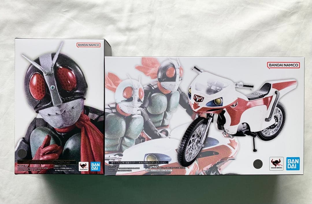 S.H.Figuarts（真骨彫製法） 仮面ライダー新2号 ＋ 新サイクロン号