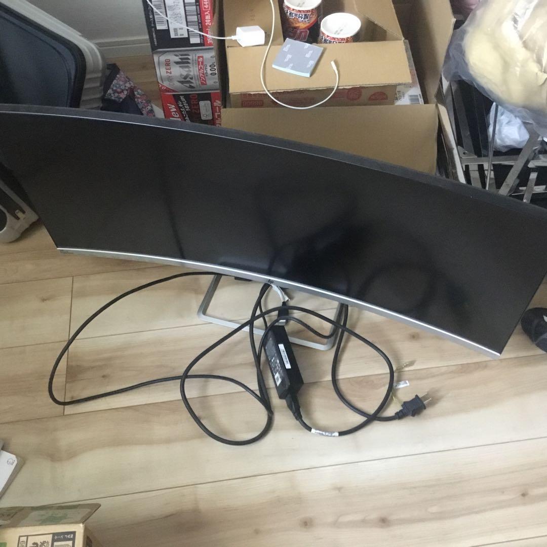 【りつ】HP 34f Curved 34インチ湾曲ディスプレイ モニター