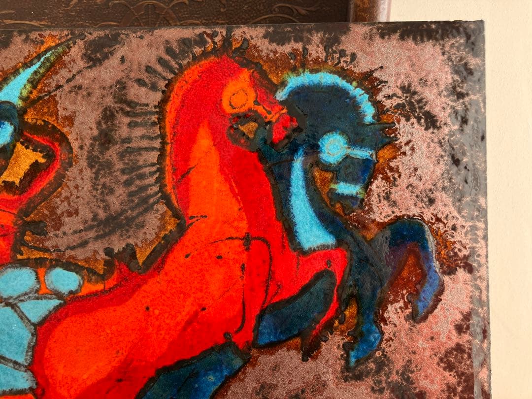 工芸品 Vintage Ruscha Fat Lava Wall Plate