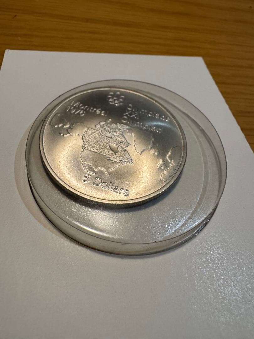 1976年モントリオールオリンピック 5ドル銀貨