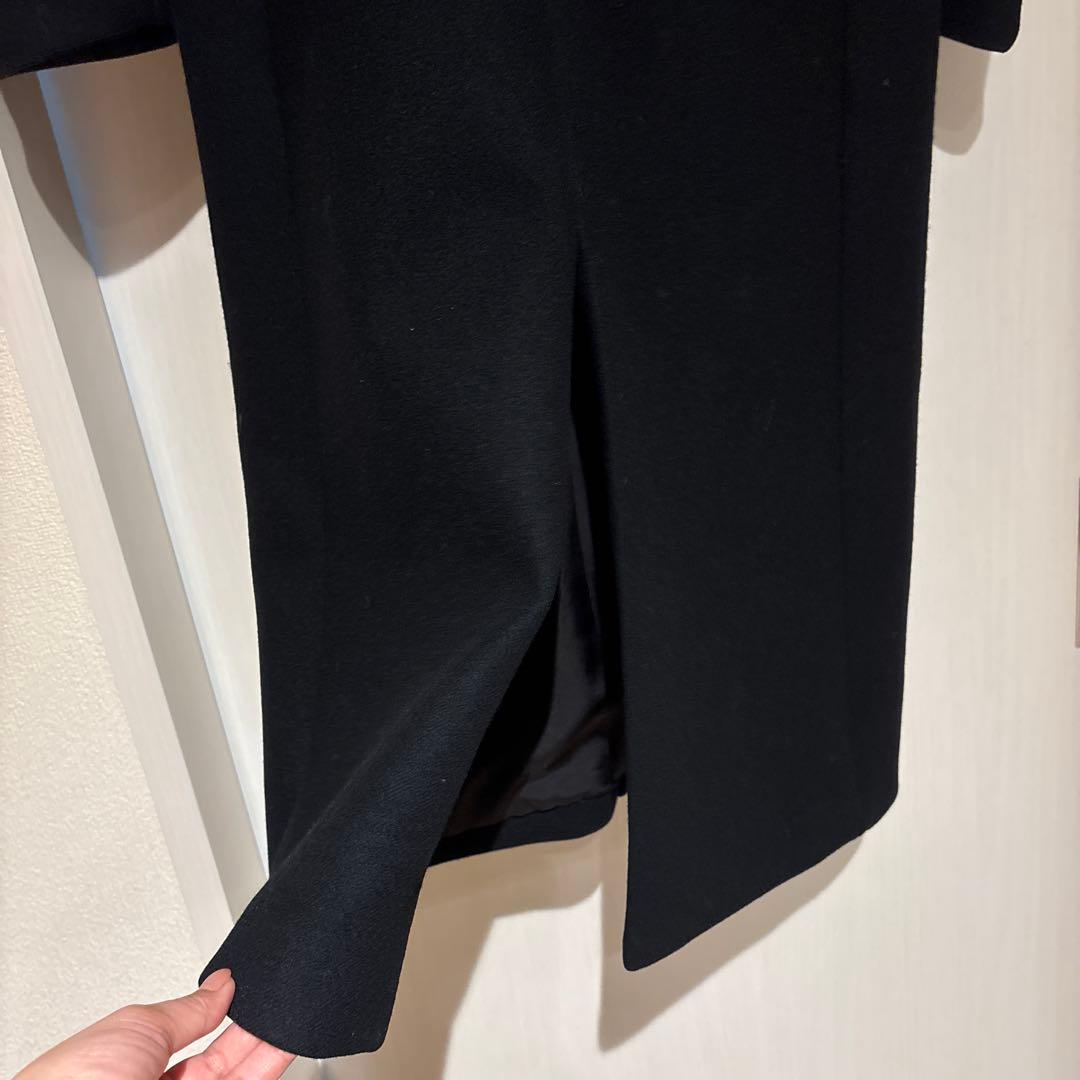 【美品】YLÈVE イレーヴ　チェスターコート 黒