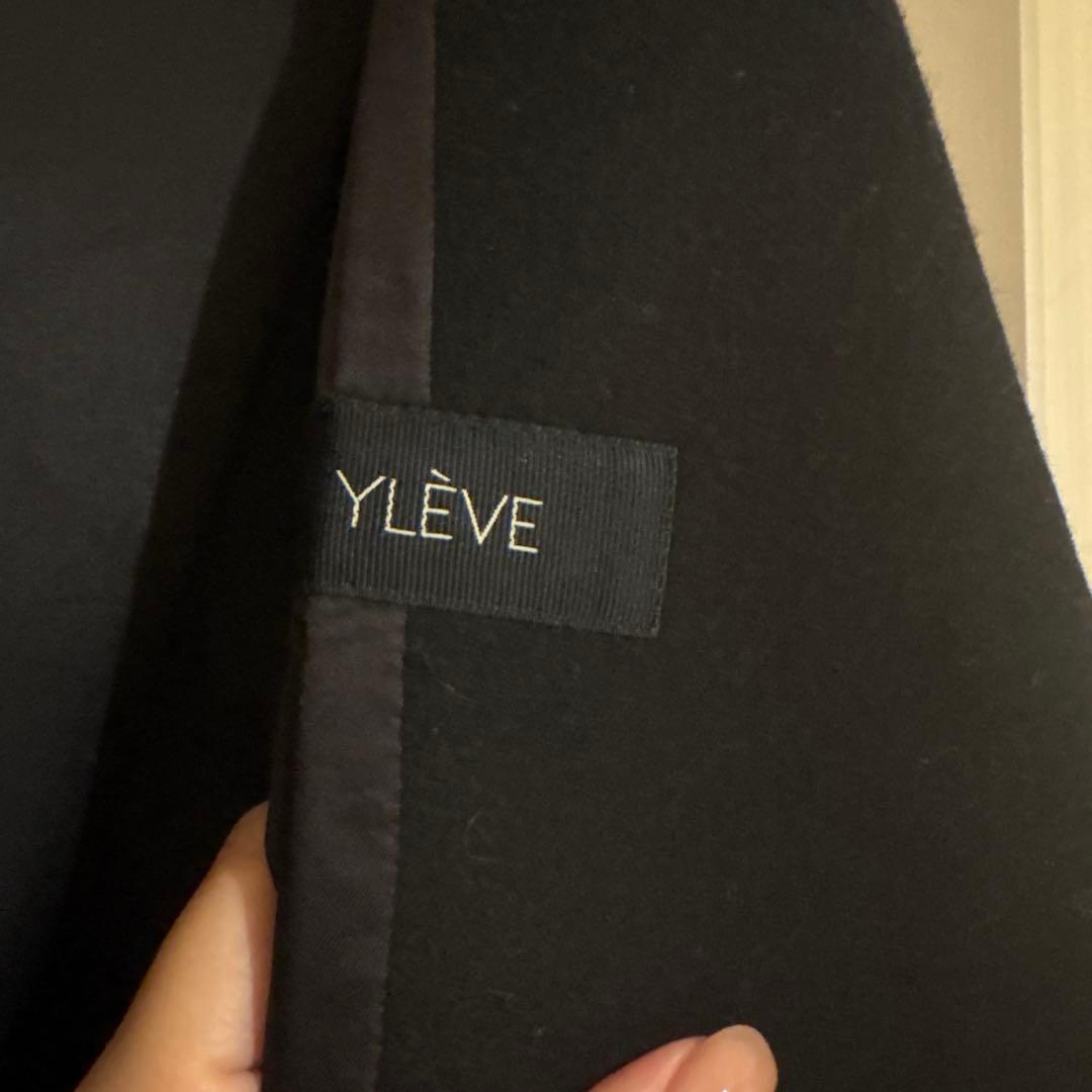 【美品】YLÈVE イレーヴ　チェスターコート 黒