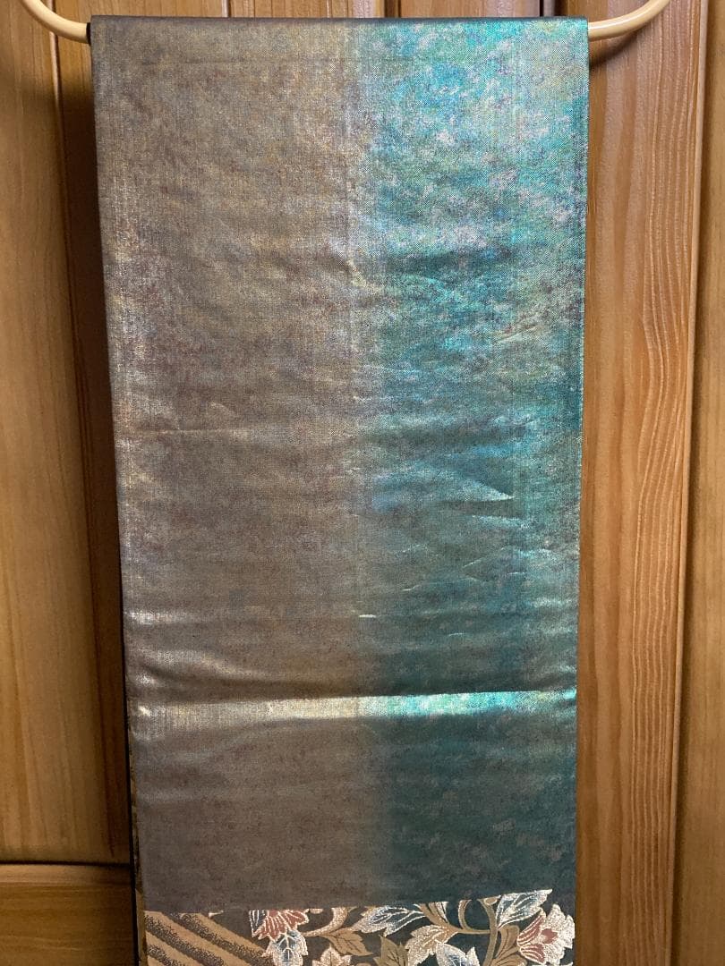 振袖　帯　正絹【匿名配送・宅急便送料無料】30～40年前の　着物　出品№22