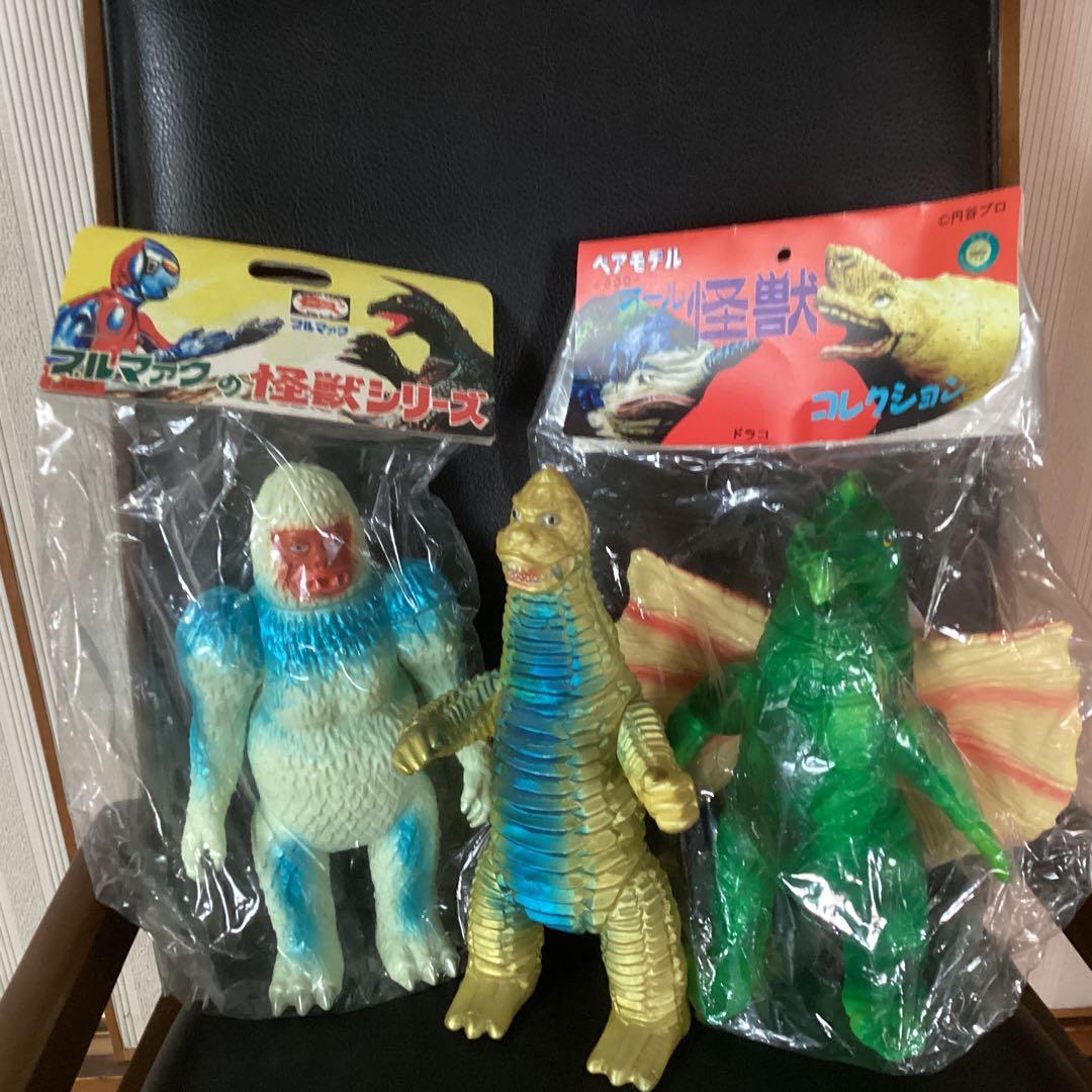 怪彗星ツイフォンSET レッドキング＆ギガス＆ドラコ　ブルマァク ベアモデル