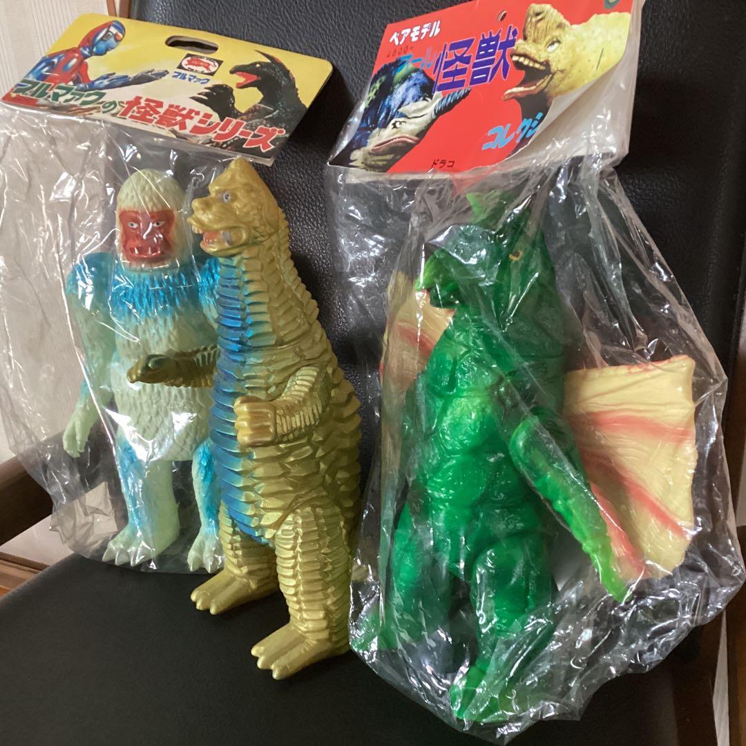 怪彗星ツイフォンSET レッドキング＆ギガス＆ドラコ　ブルマァク ベアモデル