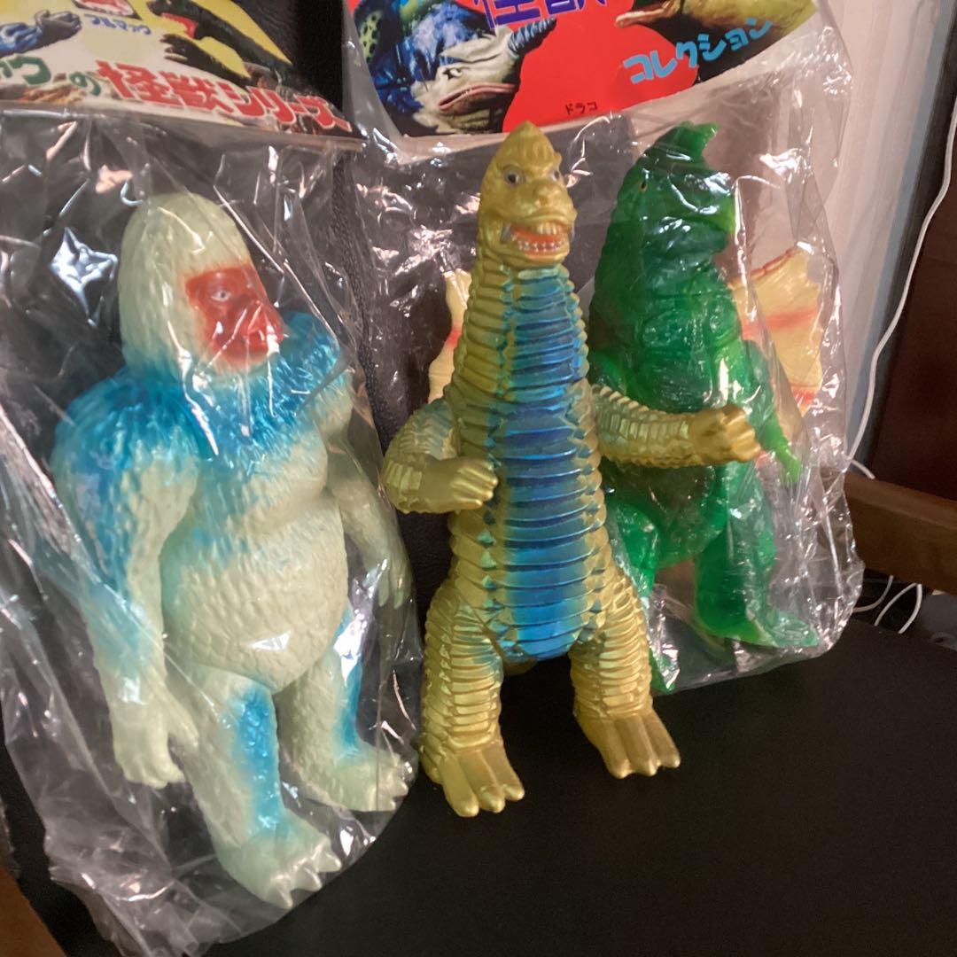 怪彗星ツイフォンSET レッドキング＆ギガス＆ドラコ　ブルマァク ベアモデル