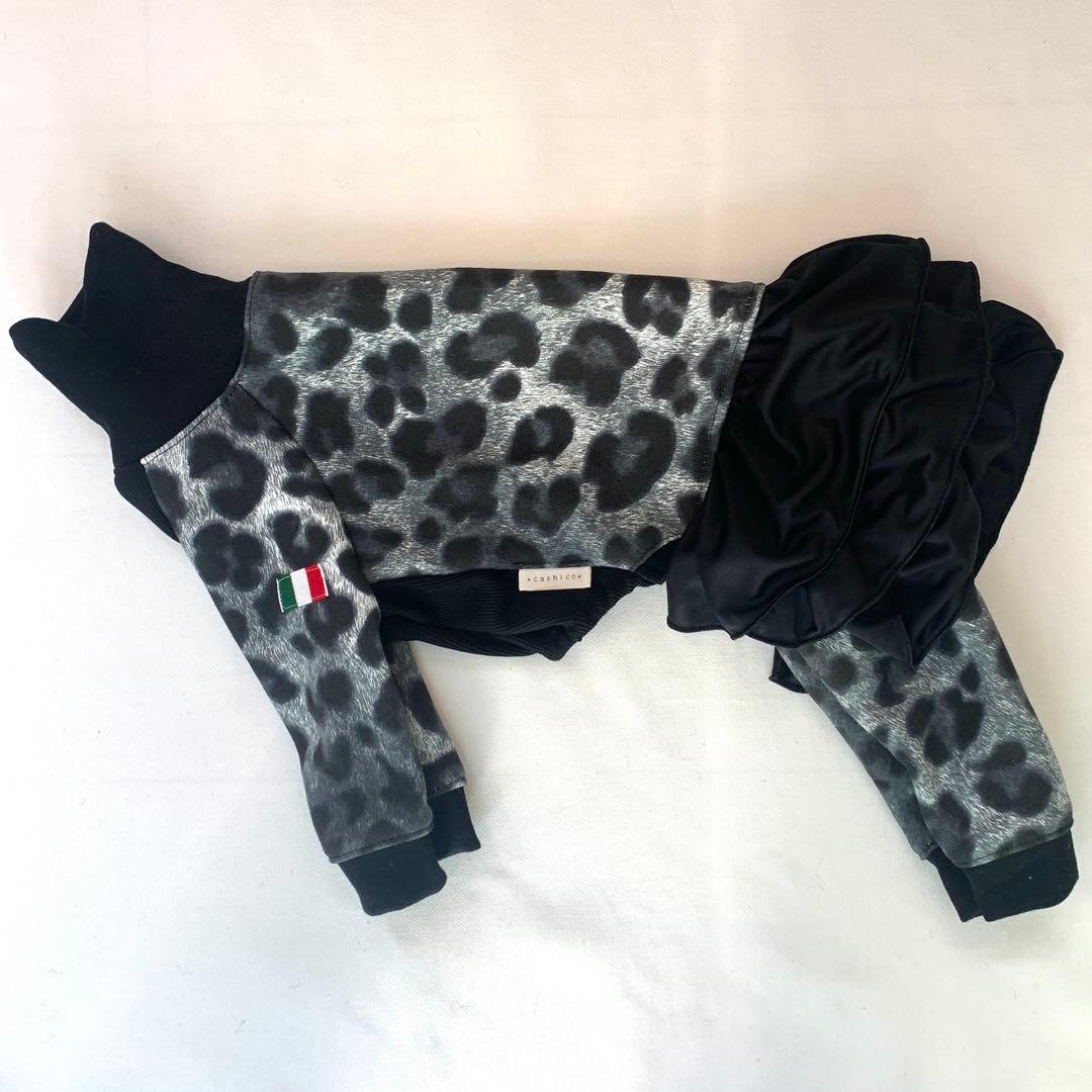 チコリ 　イタグレ服　ロンパース　スウェット レオパード　5点