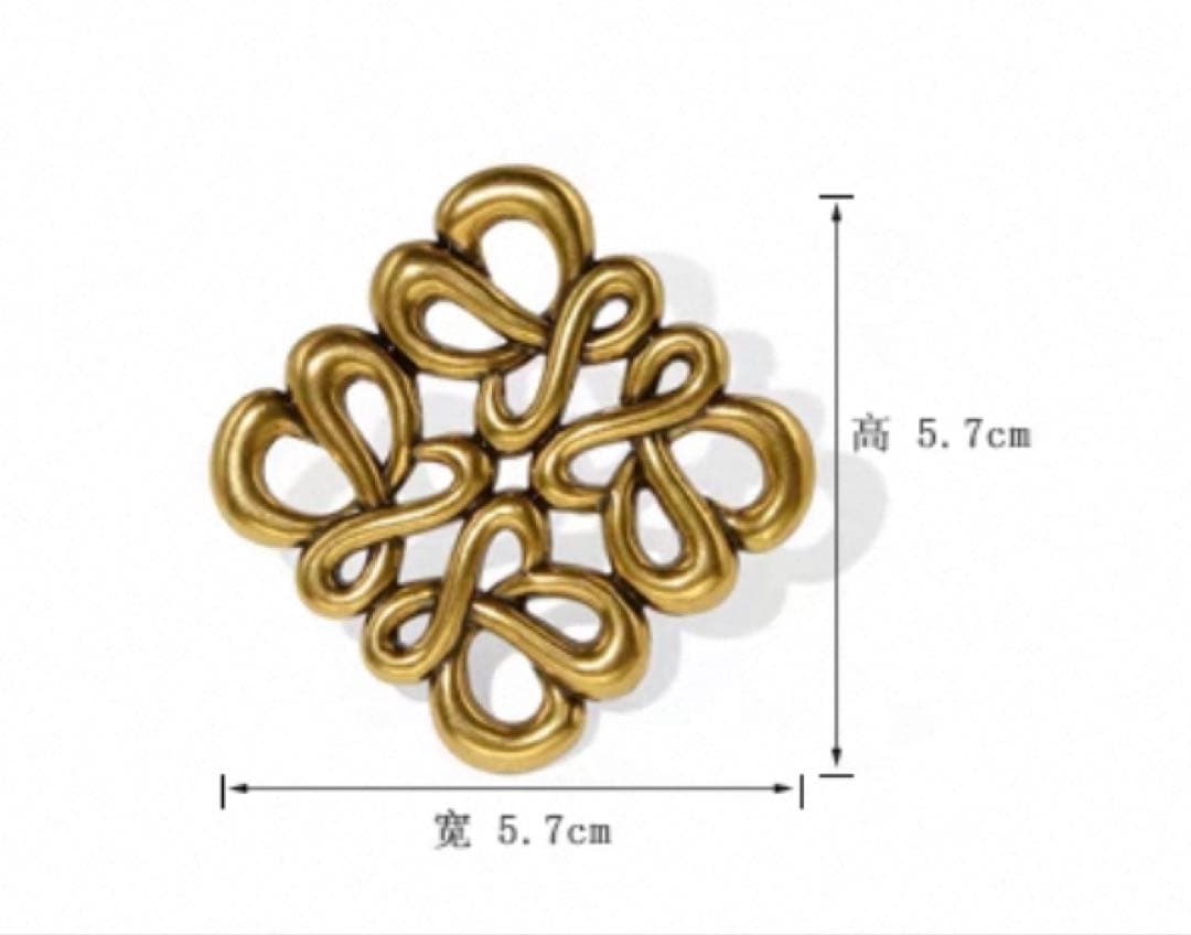 ロエベ、ゴールド、ブローチ、