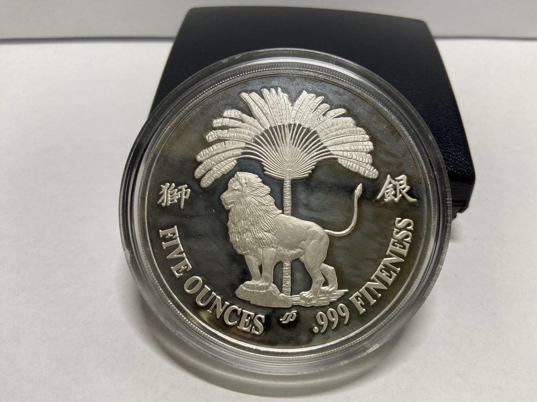 純銀製 シンガポール 1986年 ハレー彗星 5オンス 記念メダル