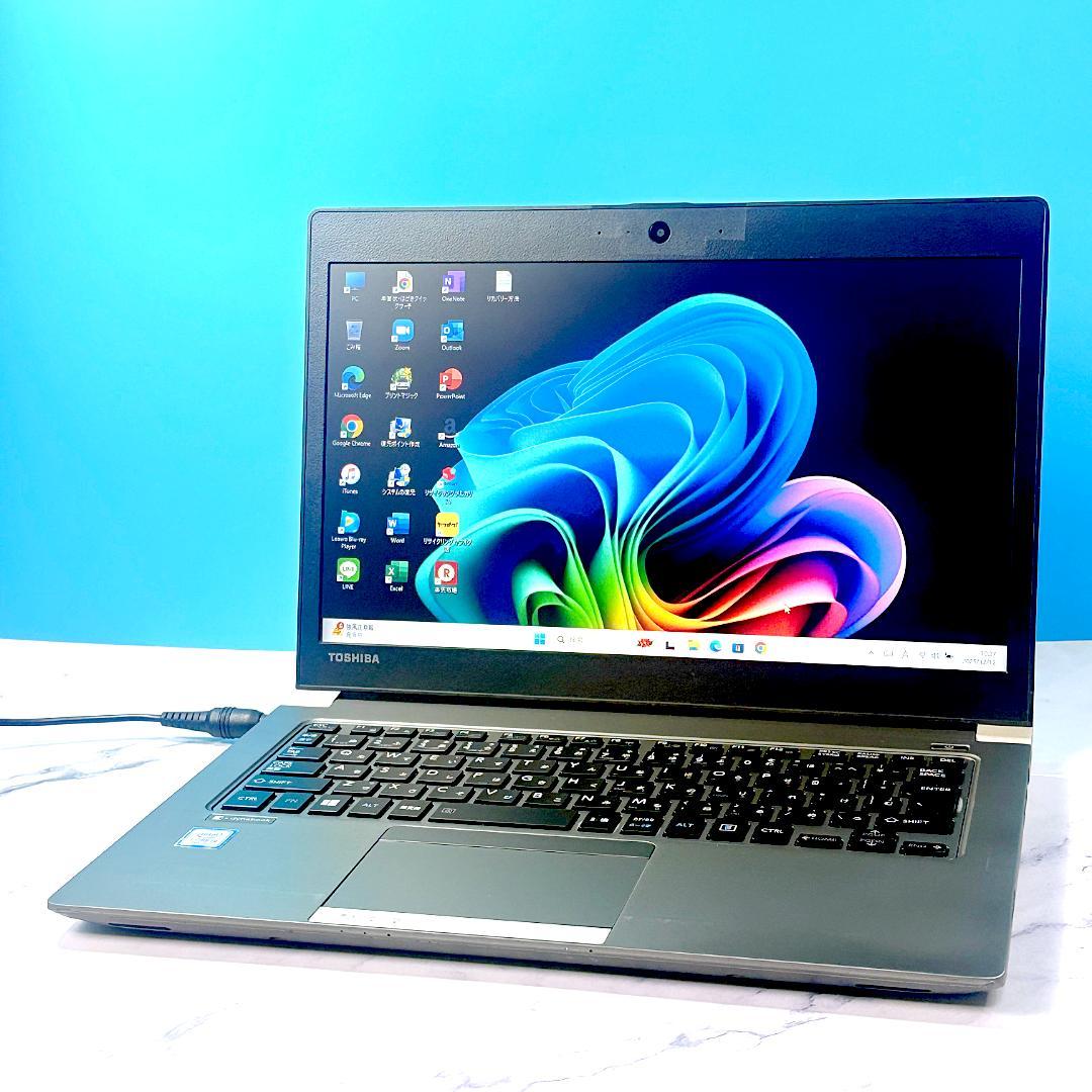 軽量コンパクト・SSDで快速★カメラ・オフィス付・Win11・ノートパソコン