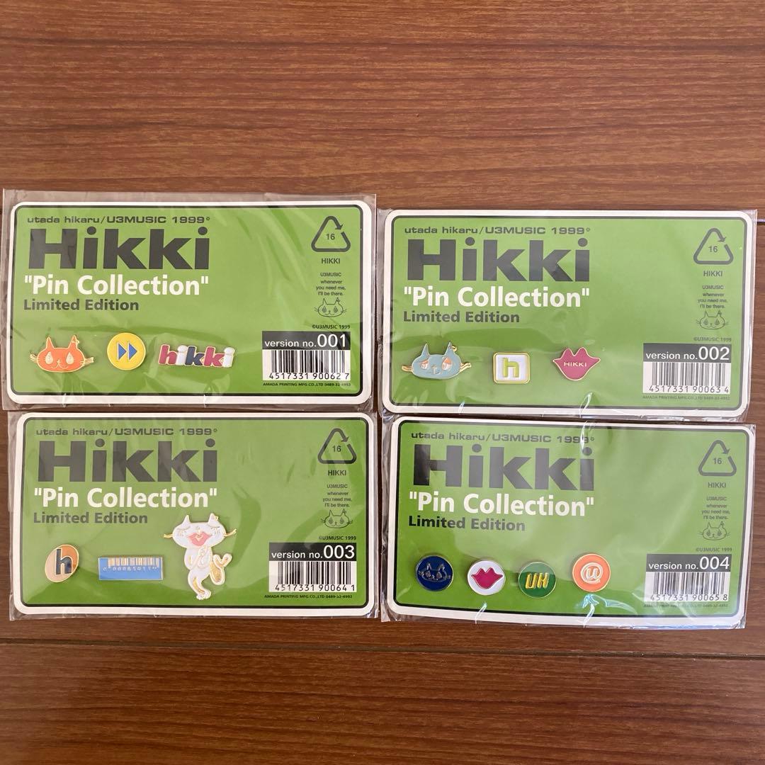 宇多田ヒカル HIKARU UTADA Hikkiピンバッジ ピンズ セット