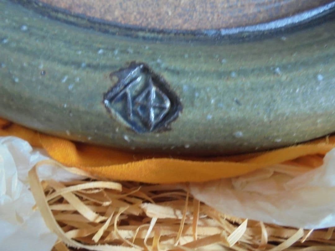 AKa6213　藤平伸　壁飾　魚と少年　共箱