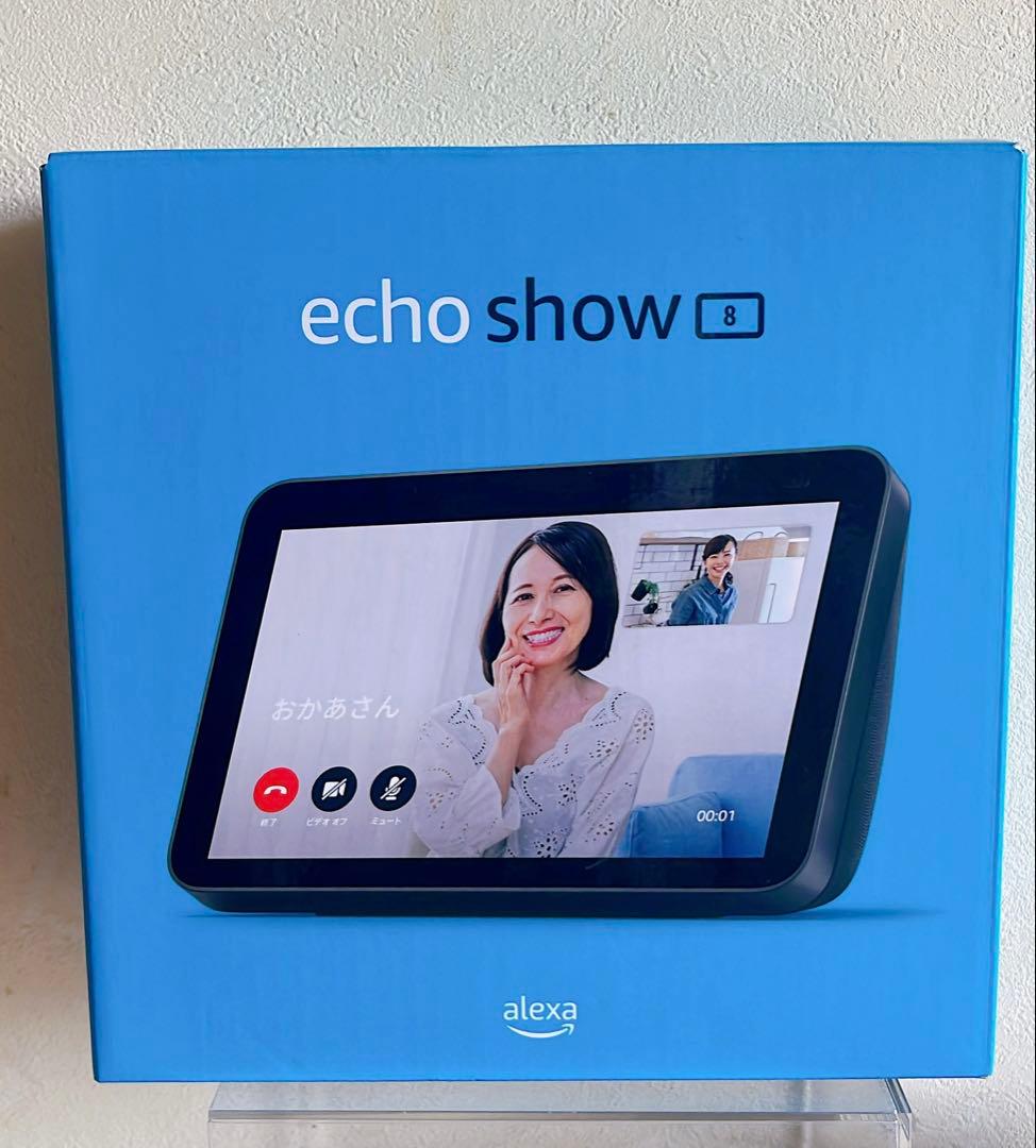 Echo Show 8 第2世代 - with Alexa、カメラ付、チャコール