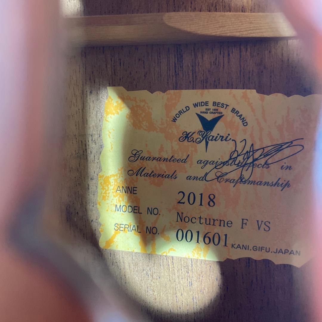 K.yairi Nocturne F VS ヤイリ ノクターン fホール