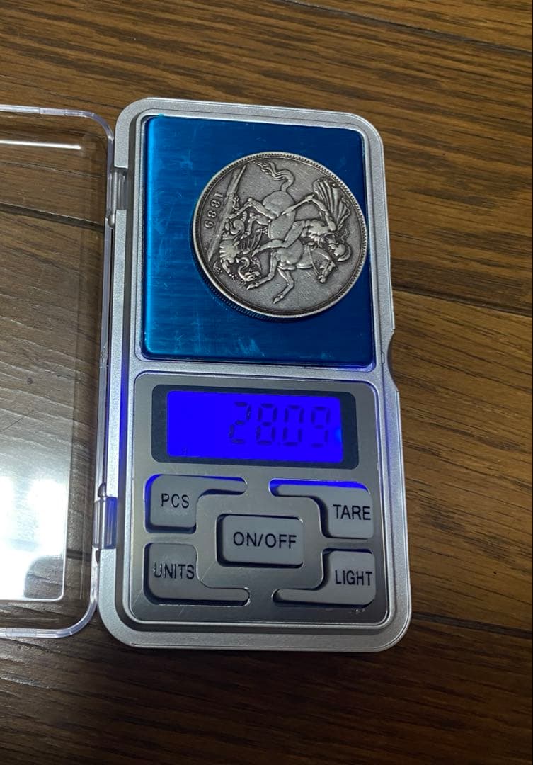 1889年 ヴィクトリア女王 銀貨 1ドル 本物保証