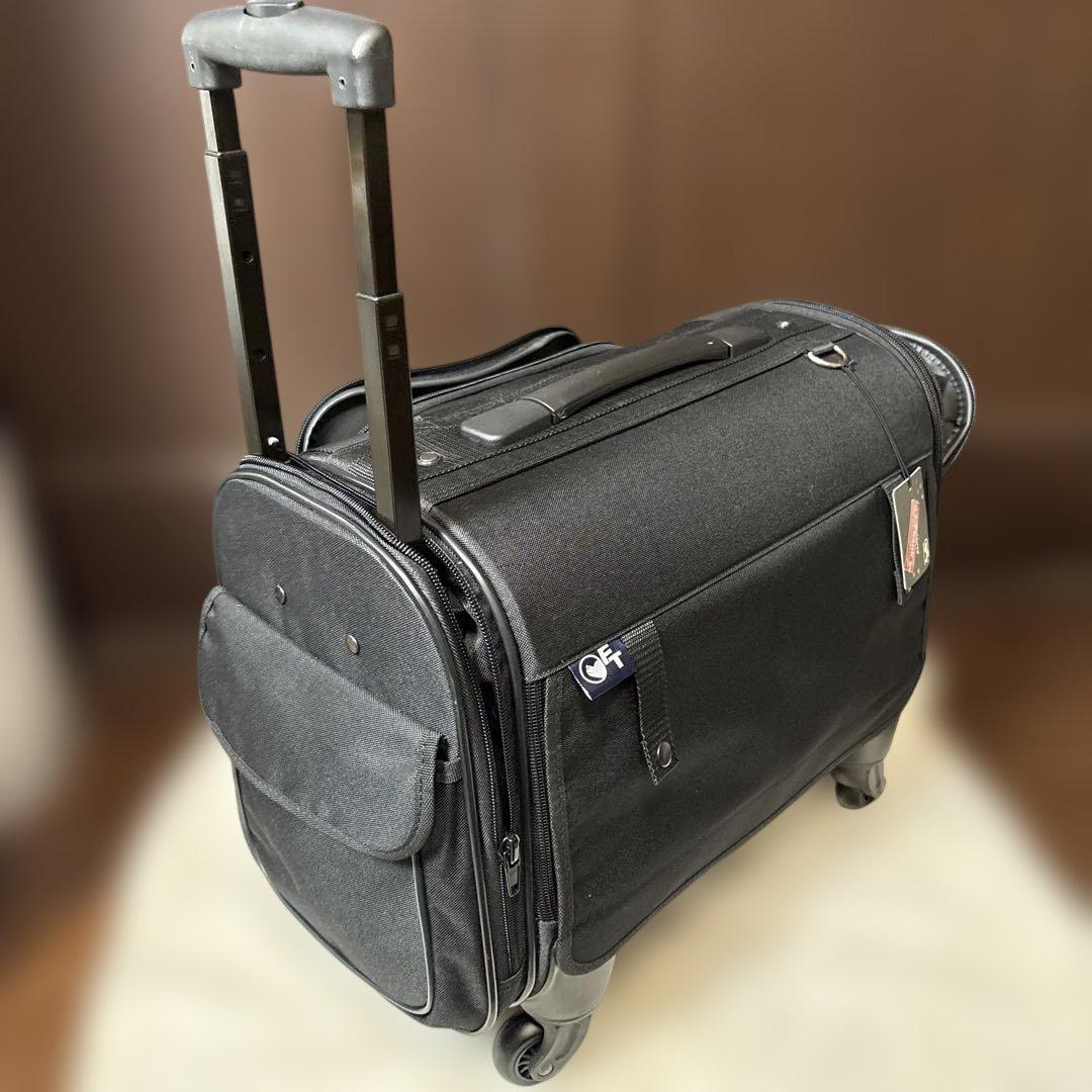 【未使用品】OFT 3wayペット用キャリーケースMサイズ ～10㎏軽量ブラック