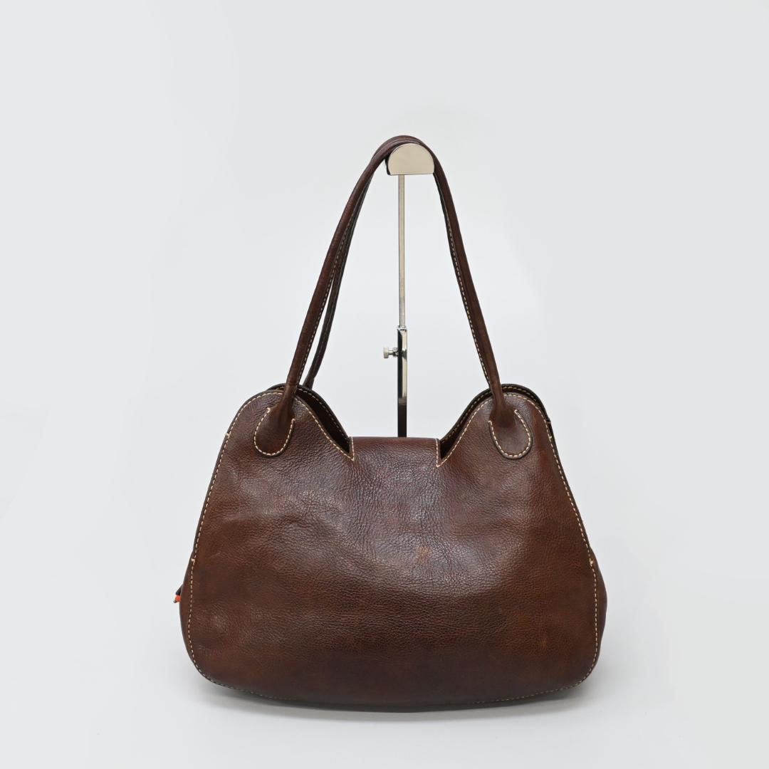 47976★年 アンリークイール ショルダーバッグ ベジタブルタンニン 牛革