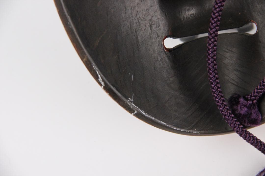 能面 猩々 能面袋付き 美品　美男　児嶋草　銘　あり EL11-10