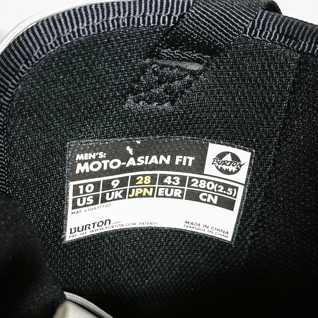 BURTON バートン MOTO アジアンフィット スノーボードブーツ 28cm