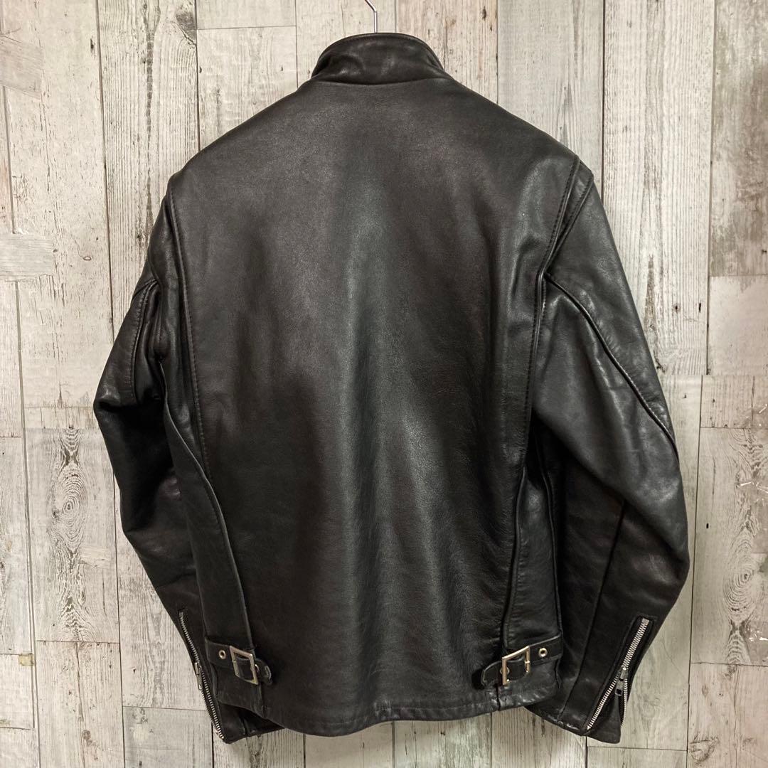 Schott ショット シングル ライダース ジャケット 36 ボアライナー付き