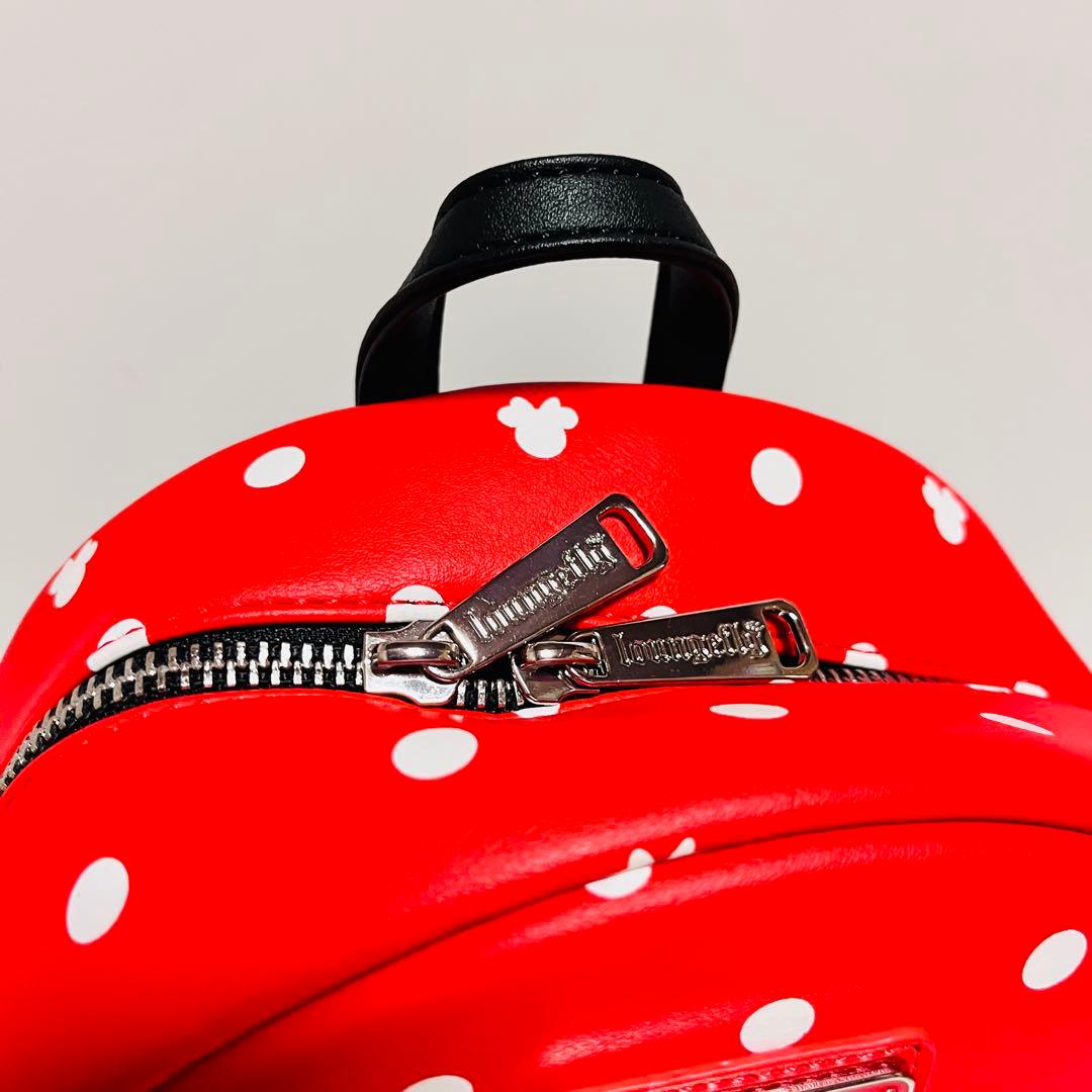 ディズニー　ラウンジフライ　loungefly リュック　ミニー