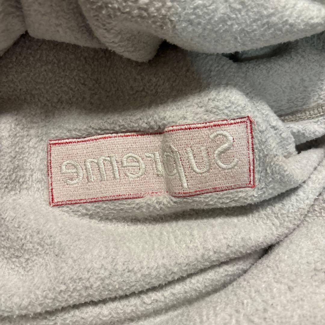 Supreme ボックスロゴ　グレー パーカー