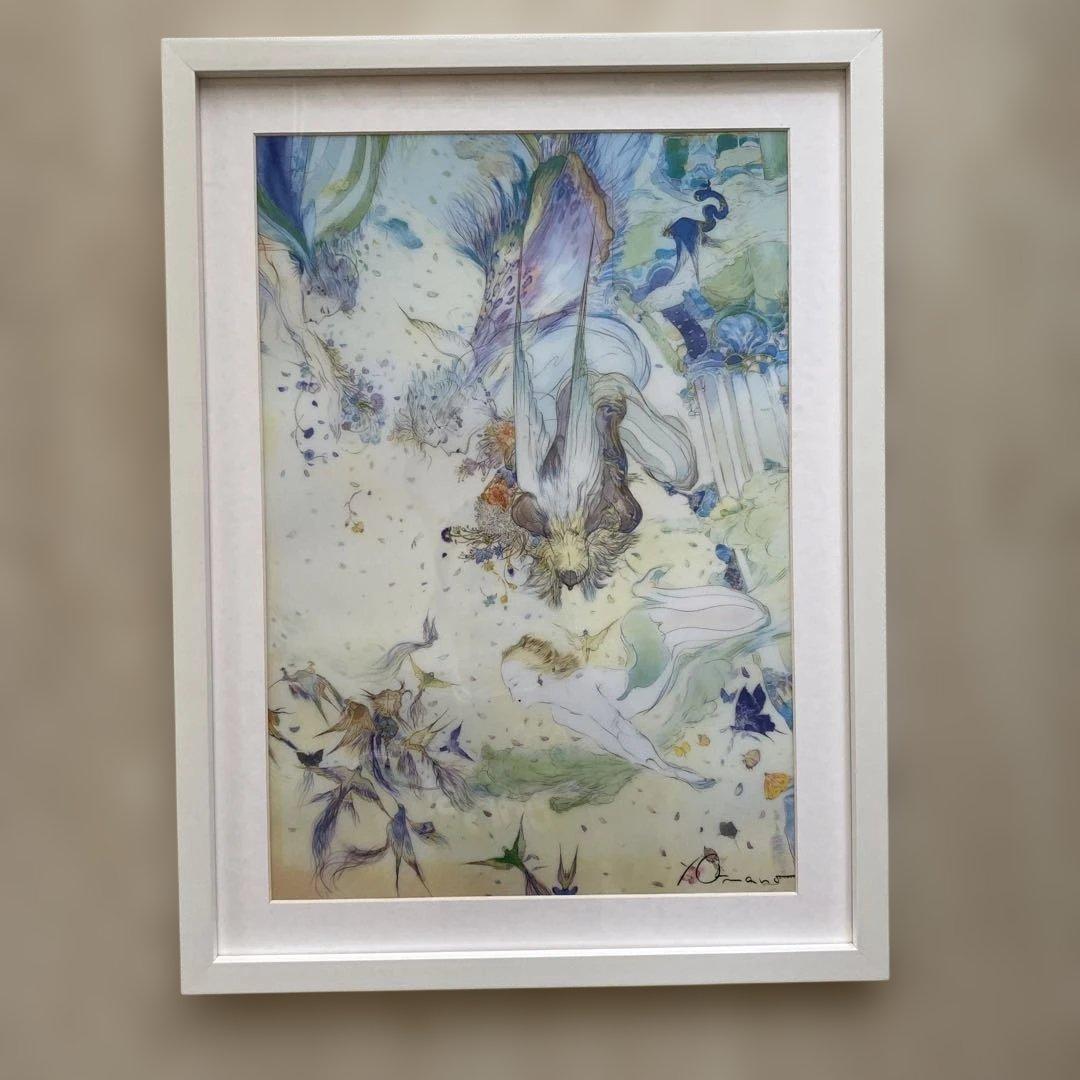 天野喜孝　アートポスター　「騎神きたりぬ」　「黎明」　「春の宴」