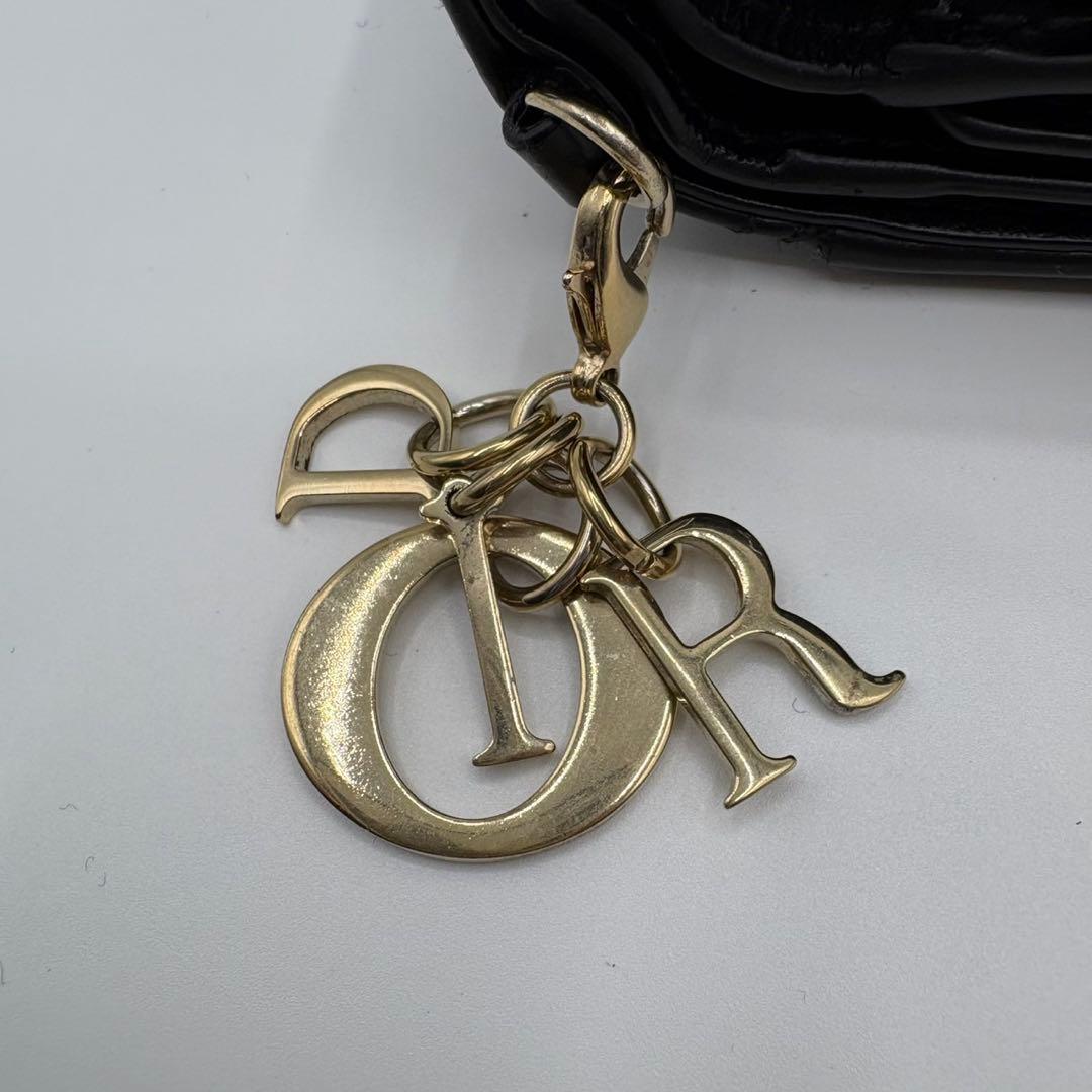 DIOR☆レディ ディオール☆エナメル☆ロータスウォレット☆カナージュ☆財布