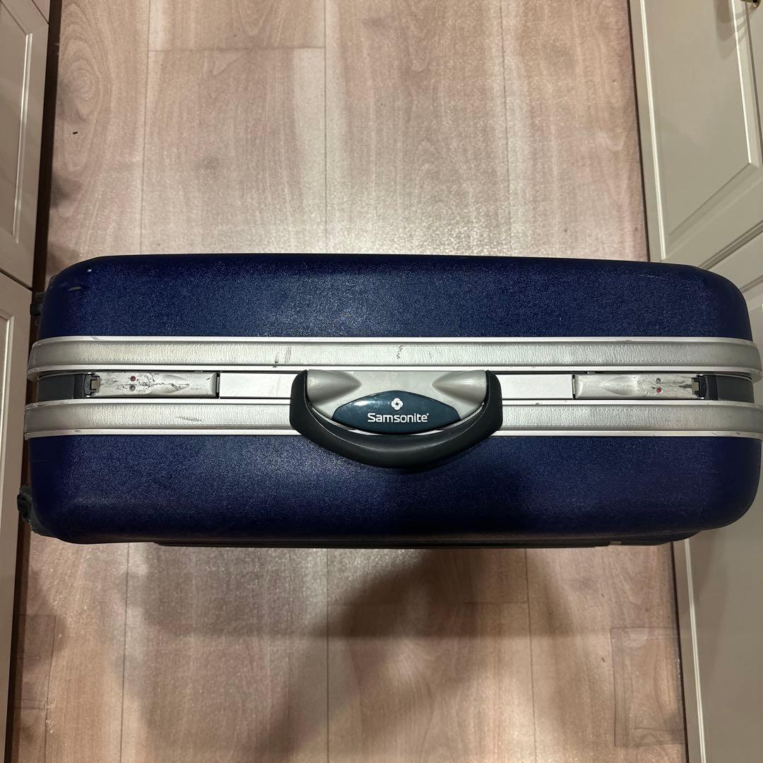 Samsonite サムソナイト スーツケース Lサイズ 鍵付き ブルー系