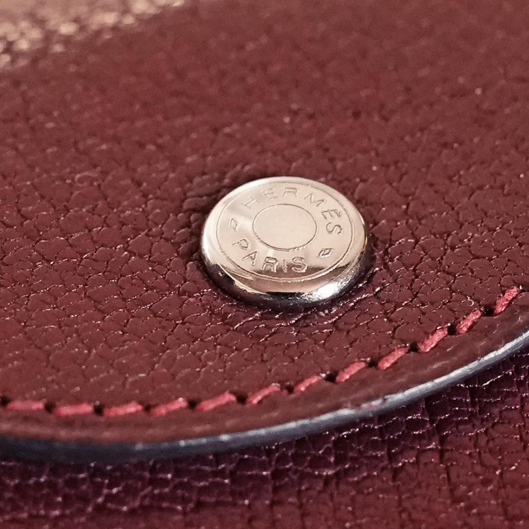 HERMES エルメス ペンケース ペンポーチ　マルチケース ブラウン　筆入