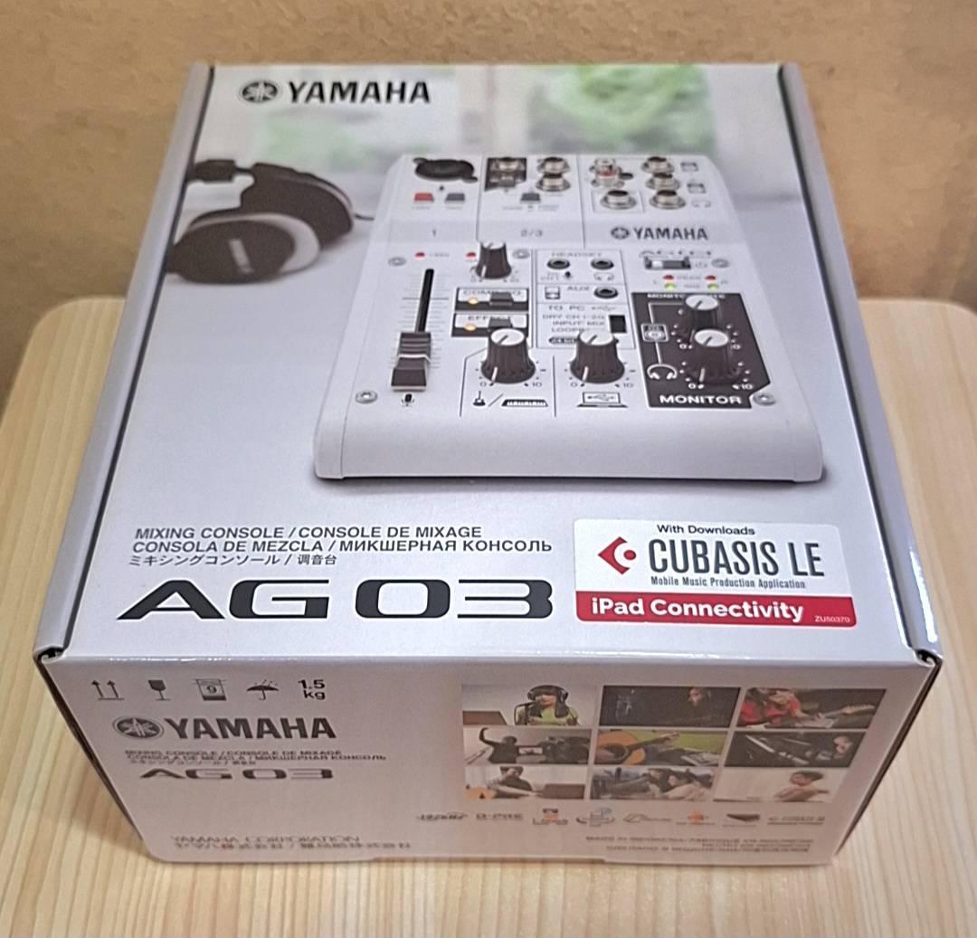 新品未使用未開封 送料込み YAMAHA AG 03 ミキシングコンソール