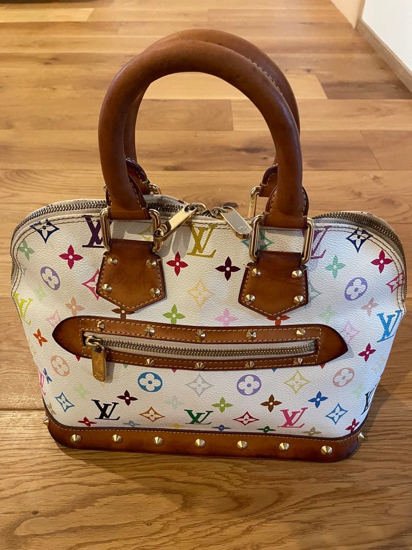 【正規品：美品】LOUIS VUITTON マルチカラー アルマ ハンドバッグ