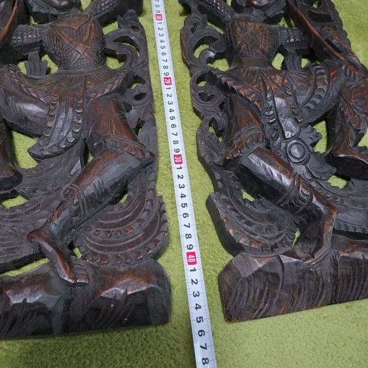 木製彫刻インドネシア2点セット