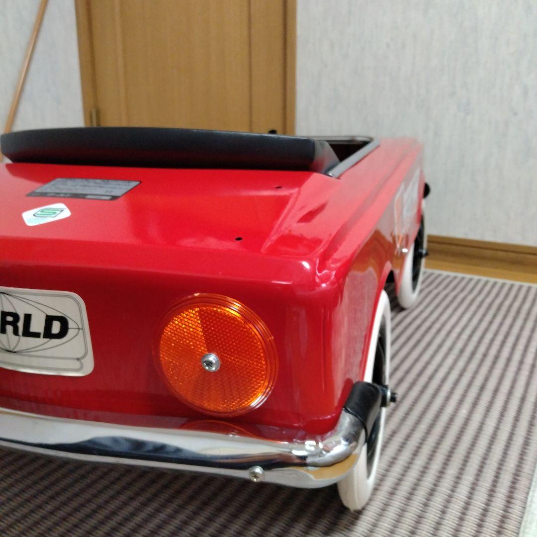 旧車　GTR　ペダルカー　ブリキ大型遊具　昭和レトロ　オブジェ　日本製　新品