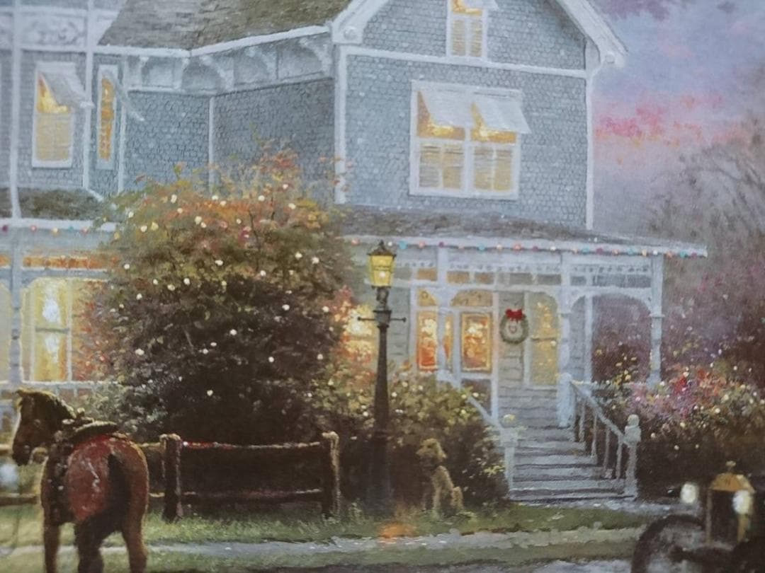 トーマス・キンケイド、Christmas Memories、希少・海外版画集