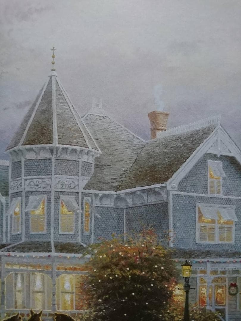 トーマス・キンケイド、Christmas Memories、希少・海外版画集