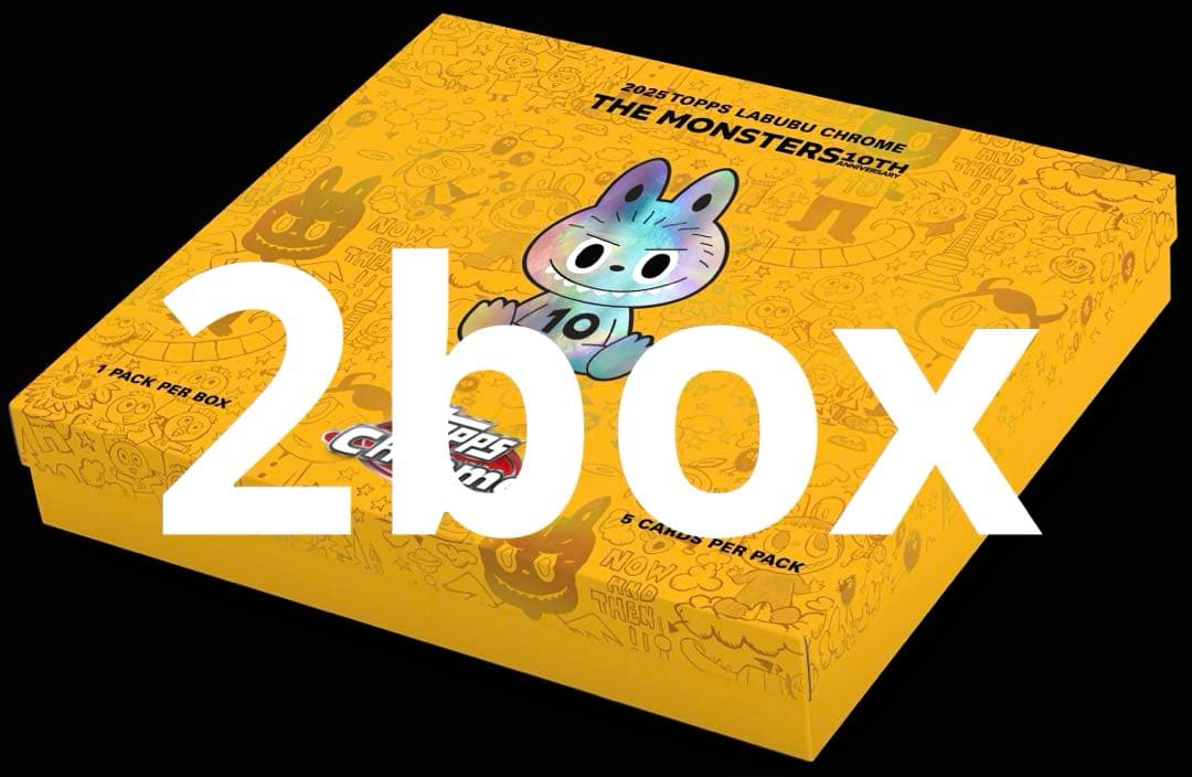 2025 Topps Chrome Labubu 2箱セット