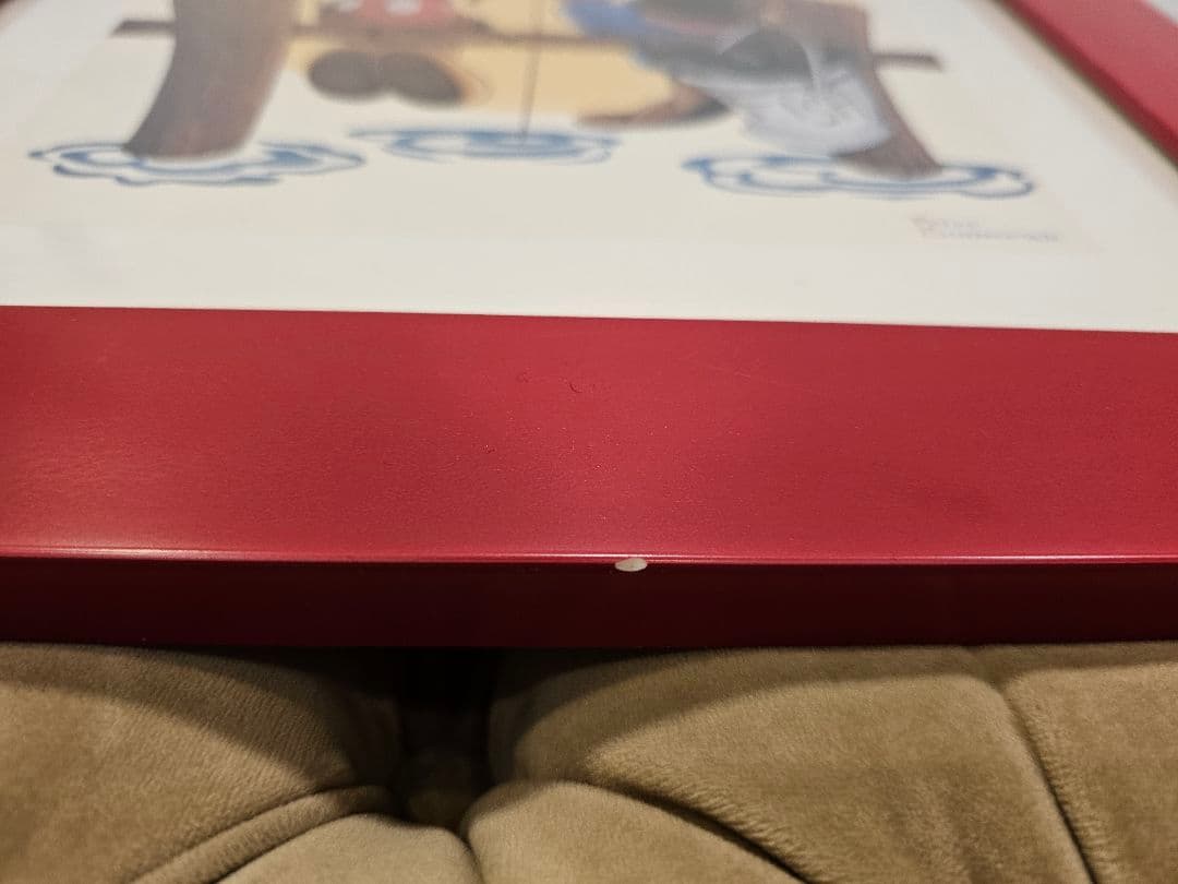 ミッキーマウスとグーフィーのアート