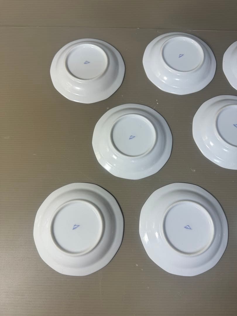 2528 深川製磁　小皿　8客　未使用