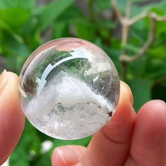 ファントムクォーツ★幻影水晶 丸玉★天然石★B