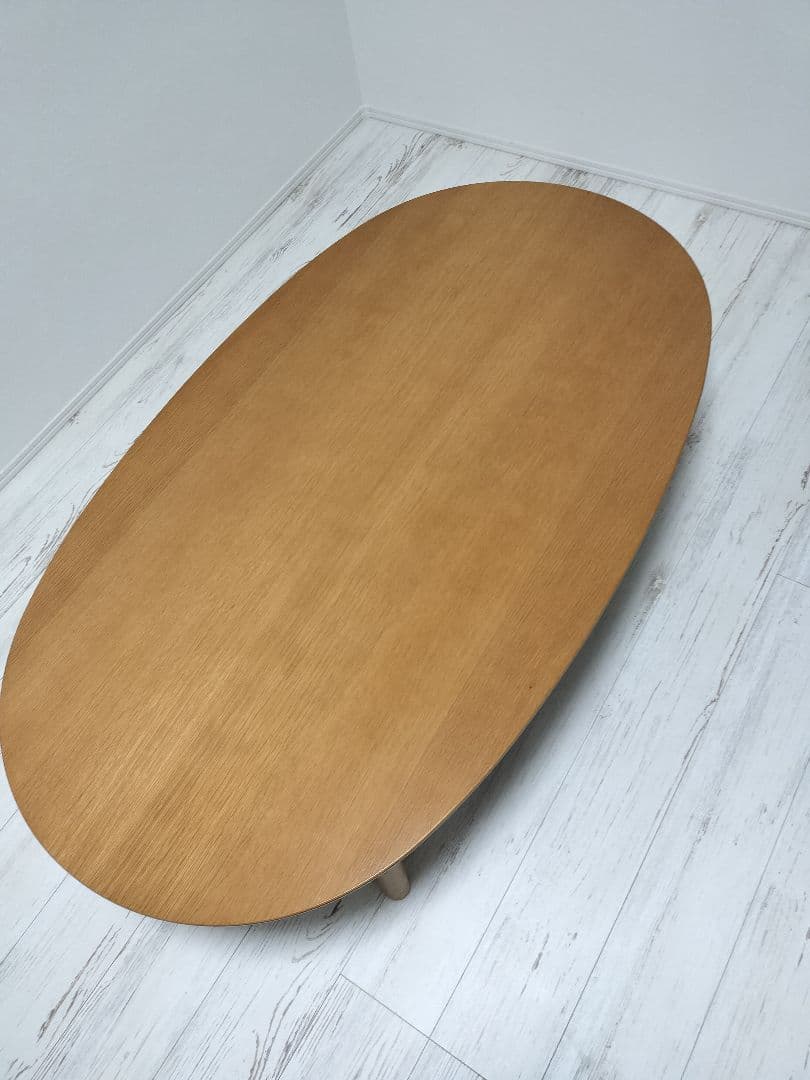 無印良品　楕円こたつ　専用こたつ布団付
