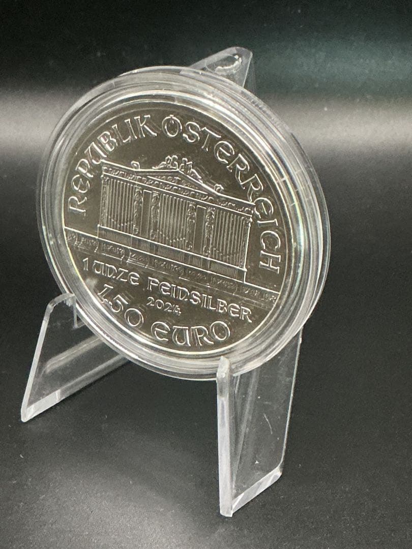 2024年オーストリア・ウィーン・フィルハーモニー「フラッグ」カラー銀貨