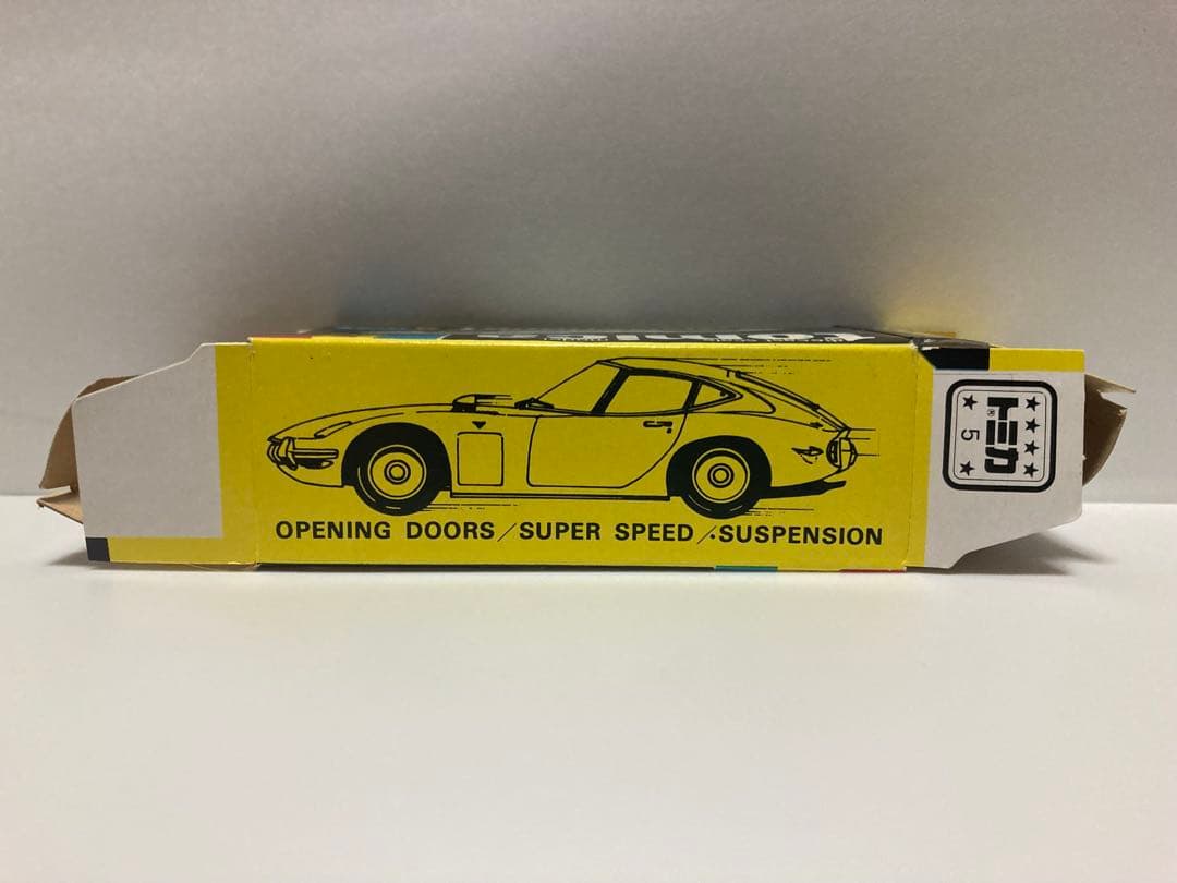 トミカ　日本製　トヨタ2000GT 1Aホイール　黒箱