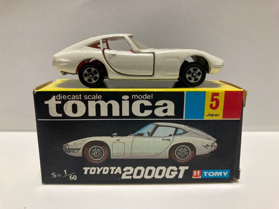 トミカ　日本製　トヨタ2000GT 1Aホイール　黒箱