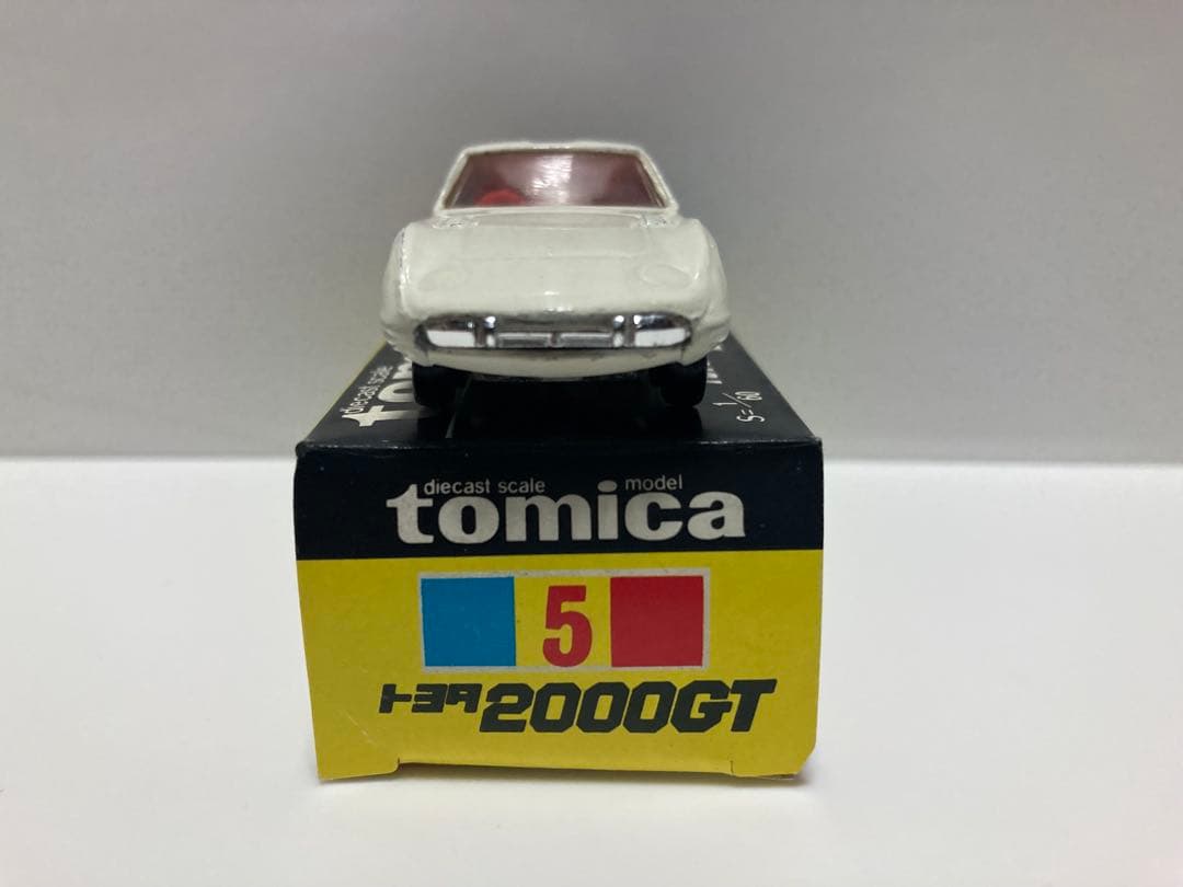トミカ　日本製　トヨタ2000GT 1Aホイール　黒箱