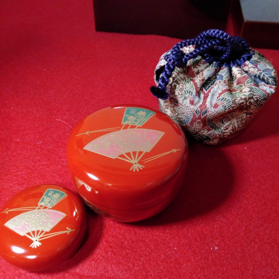 溜塗　利休茶箱