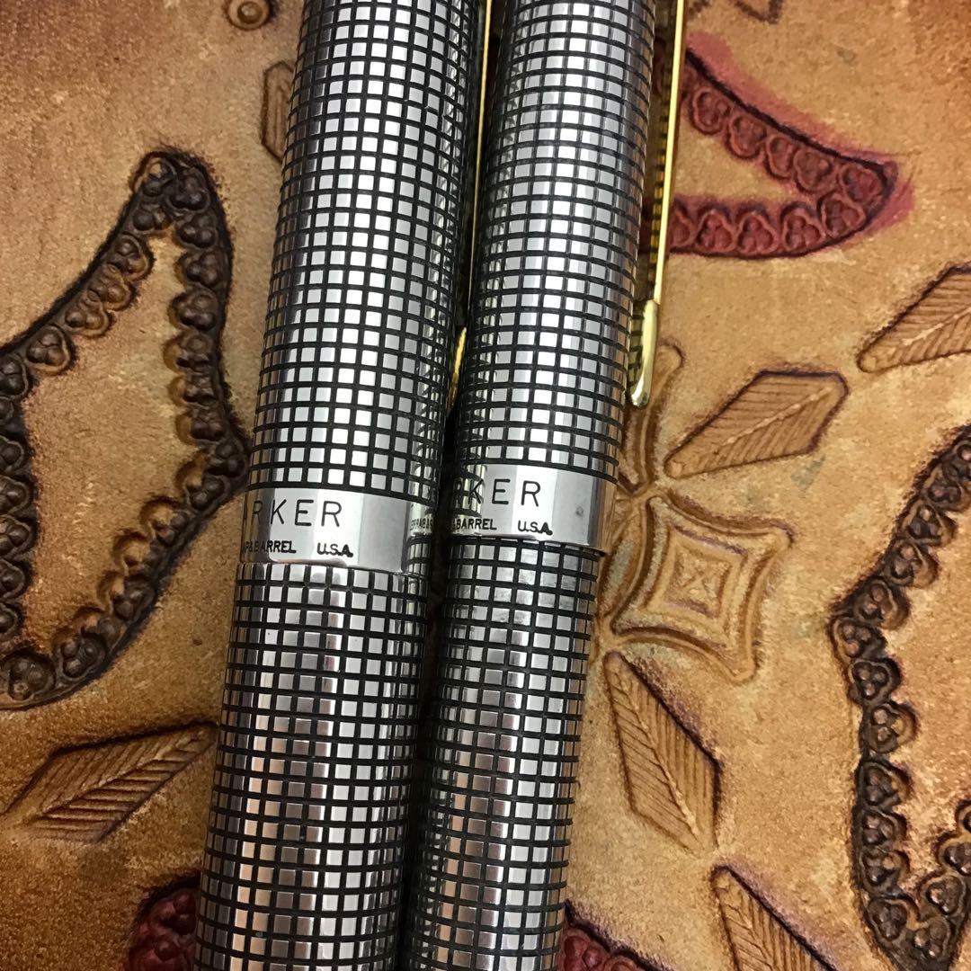 ❣️PARKERパーカー❣️75スターリングシルバー万年筆/ボーペンセット USA製