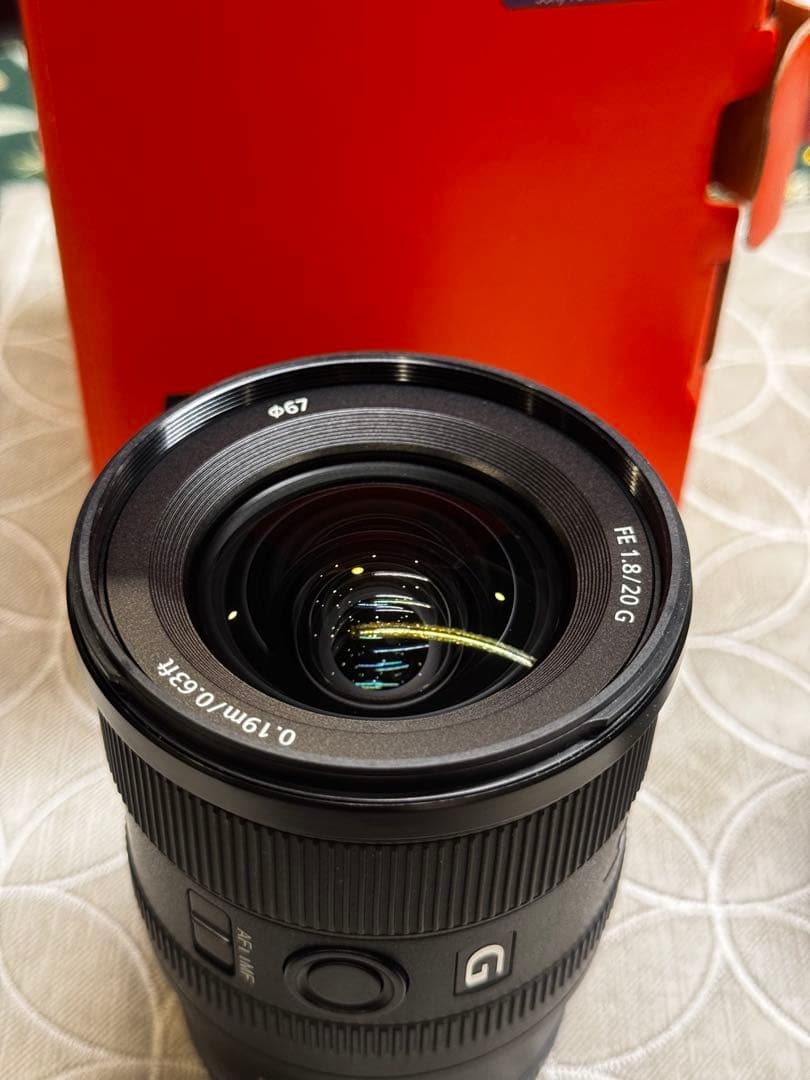 Sony FE 20mm F1.8 G使用数回美品フィルター付き